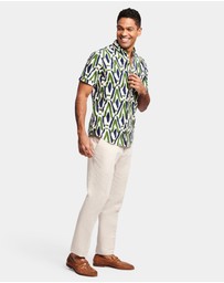 Brooksfield - Abstract Print Casual Shirt