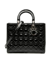 Pre-Loved by Azura Reborn - Pre-Loved Large Patent Cannage Lady Dior
