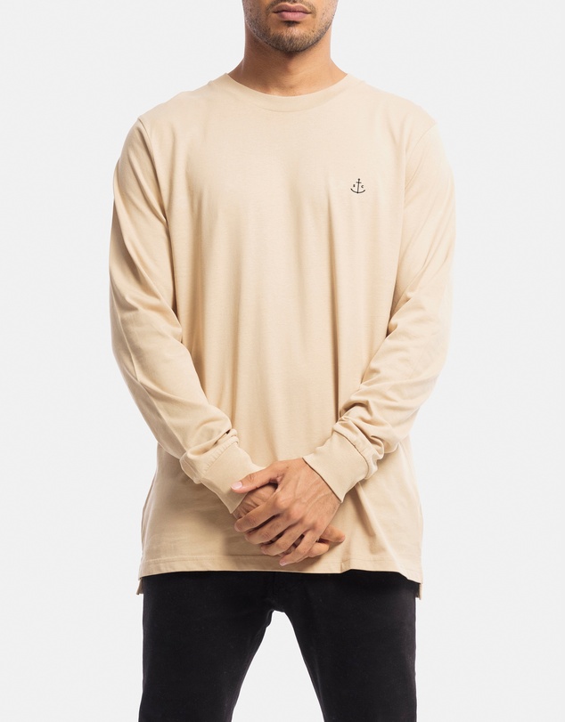 Stock & Co. - Stock & Co Anchor Embroidery Long Sleeve Tee