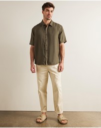 AERE - Euro Resort Linen SS Shirt