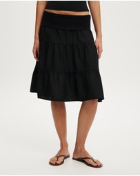 Cotton On - Haven Fold Over Midi Skirt