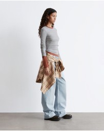 & Other Stories - Ribbed LS Top