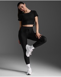 2XU - Fluid Ribbed Crop Tee