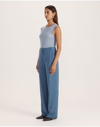 SABA - Celeste Wool Straight Leg Pant