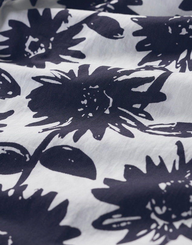 Seasalt - Seasalt Cornwall Navy Streamlet Floral Swing-Shape Top