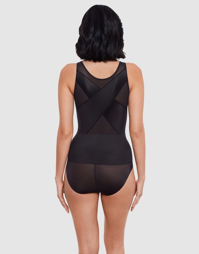 Miraclesuit Shapewear - Back Wrap Padded Cup Smoothing Posture Support Camisole