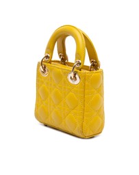 Pre-Loved by Azura Reborn - Pre-Loved Micro Lambskin Cannage Lady Dior