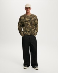 Cotton On - Cropped Fit Textured Long Sleeve