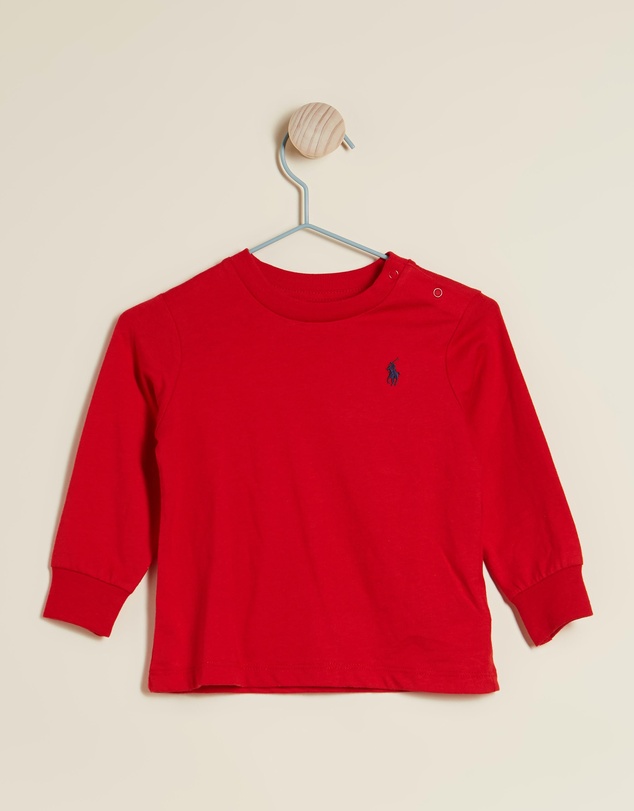 Polo Ralph Lauren - Embroidered Logo LS T-Shirt - THE ICONIC EXCLUSIVE - Babies