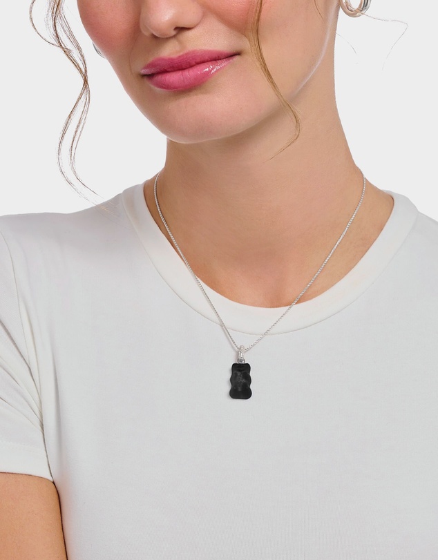 THOMAS SABO - Large pendant with black Goldbear and zirconia