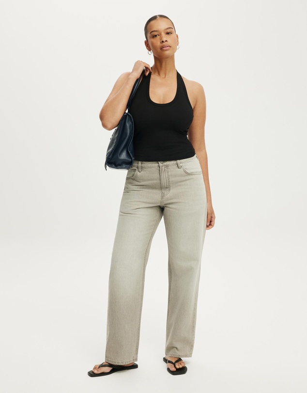Cotton On - Everyday Smooth Scoop Halter Top