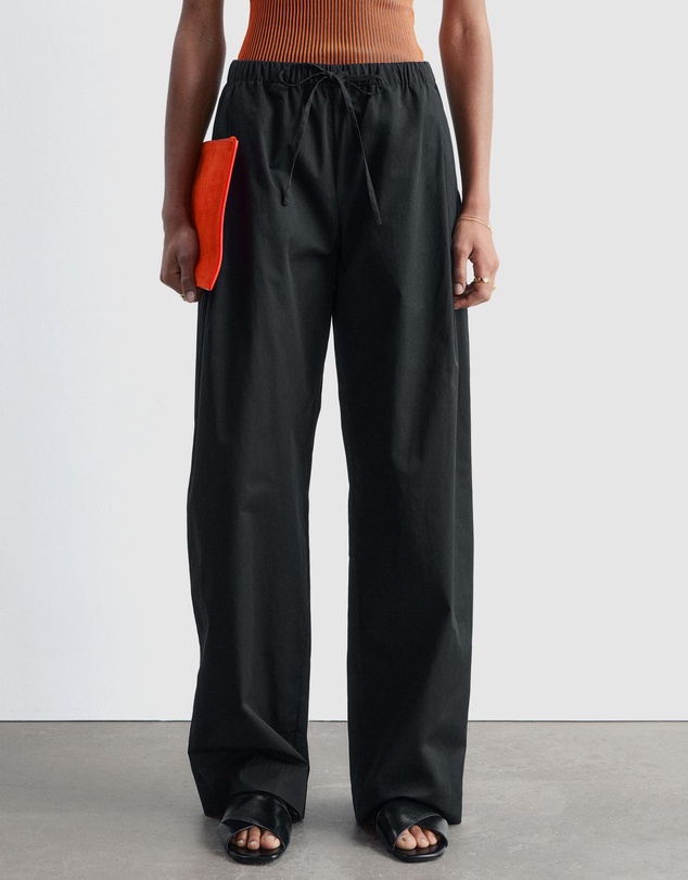 & Other Stories - Cotton Twill Drawstring Trousers