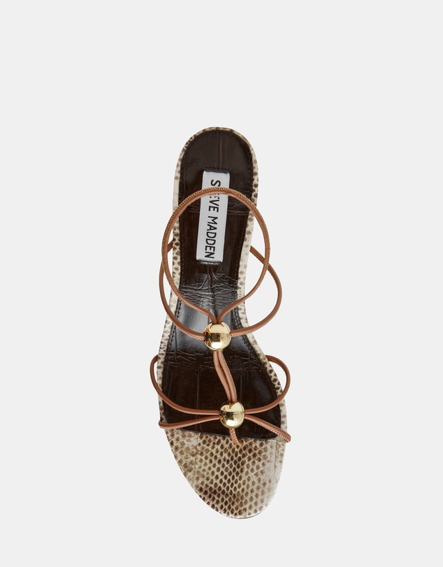 Steve Madden - Ramos Natural Snake Heels
