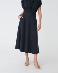 Forcast - Goulbury A-Line Midi Skirt
