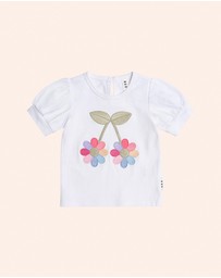 Huxbaby - Flower Power Puff Sleeve T-Shirt - Kids