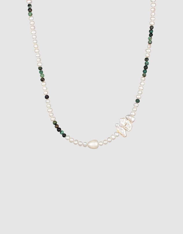 Haze & Glory - ICONIC EXCLUSIVE - Crazy Pearl and Turquoise Necklace