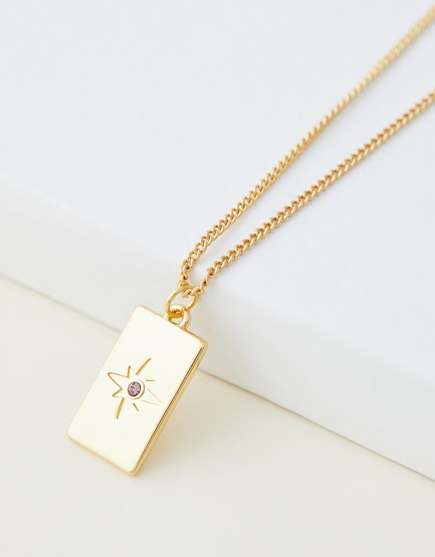 Zahar - June Birthstone Necklace