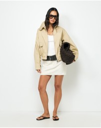 AERE - Ines Funnel Neck Bomber