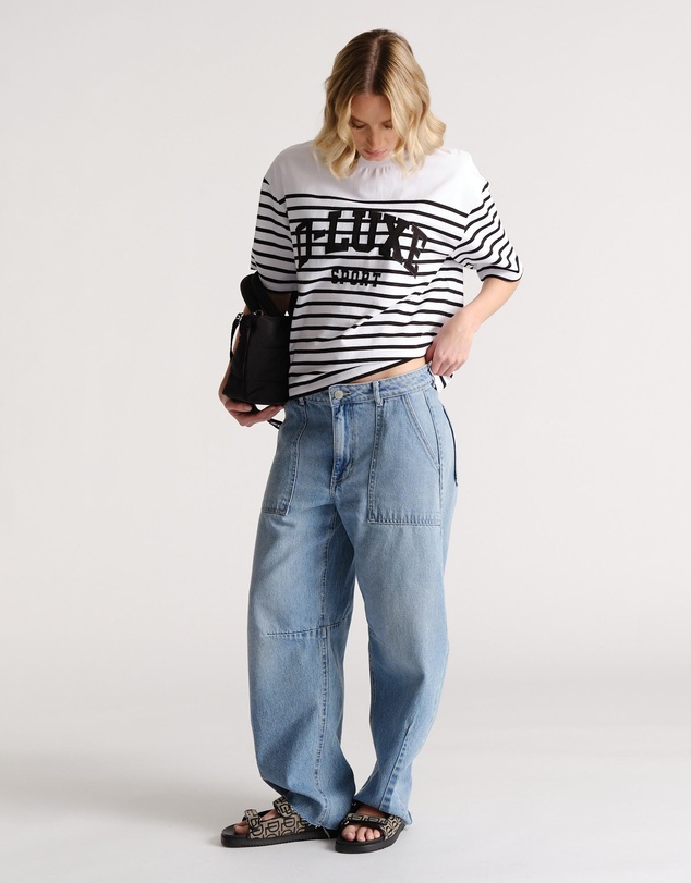 Decjuba - D-Luxe Sport Striped T-Shirt