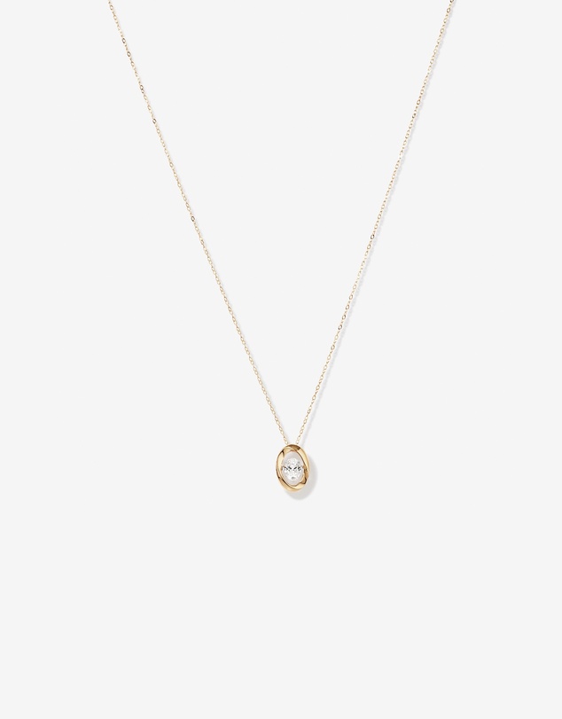 Michael Hill - Lume Lab Oval Pendant with 0.50 Carat TW of Laboratory-Grown Diamond in 10kt White Gold