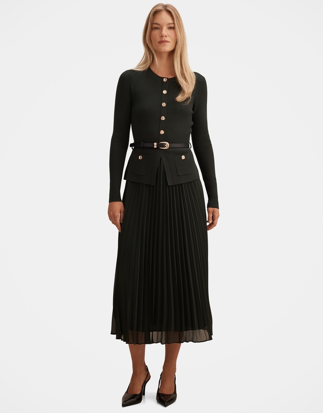 Forever New - Daphne Long Sleeves Midi Dress