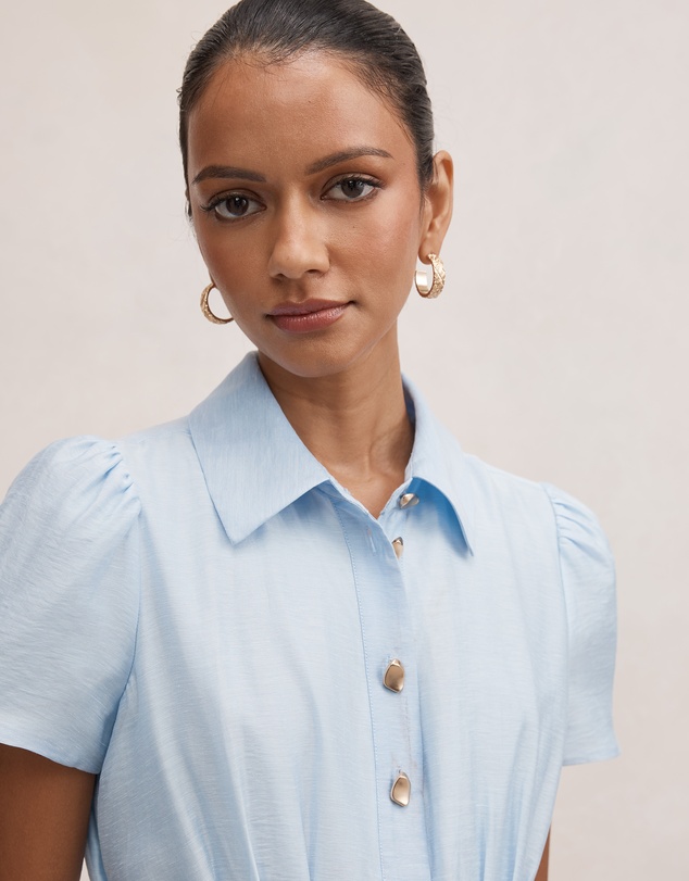 Forever New Petite - Avery Petite Short Sleeves Midi Dress