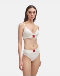 HUGO - Triangle Logo Stretch Cotton Bra