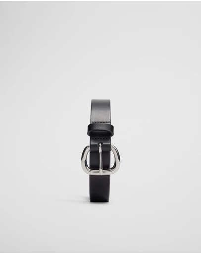 Country Road - Skinny Solid Buckle Belt