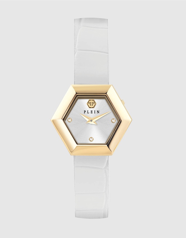 Philipp Plein - LA JUNGLE DE PLEIN 28mm Gold-Tone Analogue