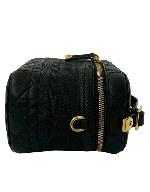 Pre-Loved by Azura Reborn - Pre-Loved Small Lambskin Cannage DiorTravel Vanity Case