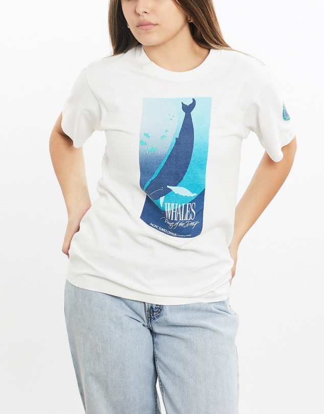 Vintage by The Real Deal - Pre Loved - Vintage 90s Whale Wildlife Tee