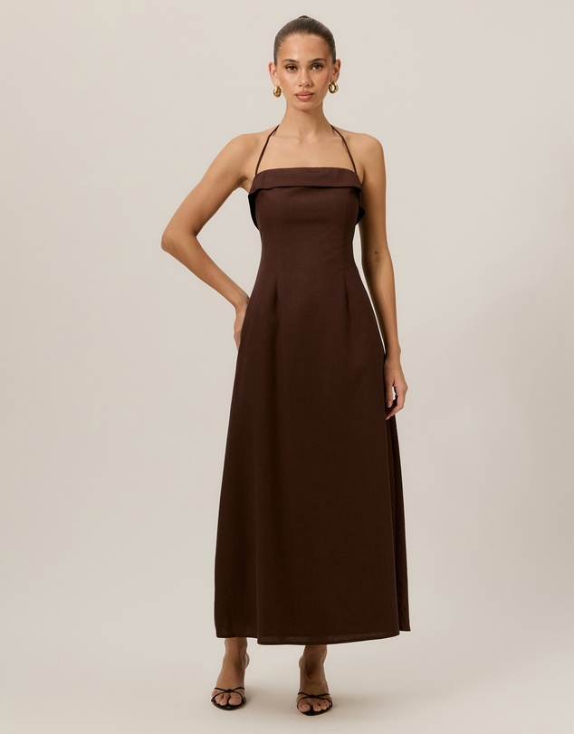 Tussah - Zella Linen Blend Midi Dress
