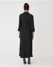 Forcast - Hailey Frill Neck Blouse