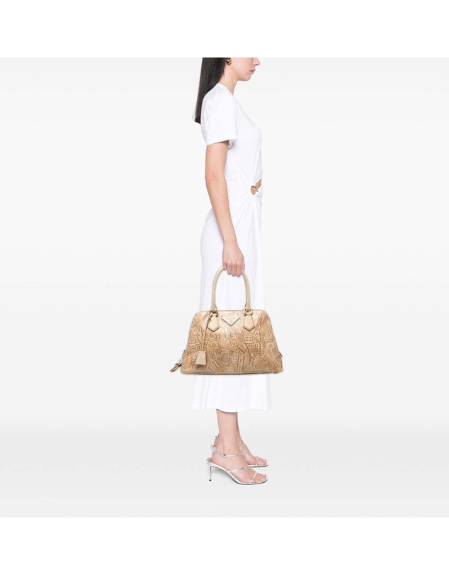 Pre-Loved by Azura Reborn - Pre-Loved Embossed Leather Handbag