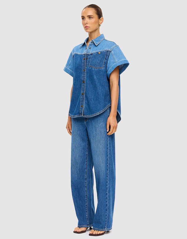 KIVARI - Coralie Denim Shirt