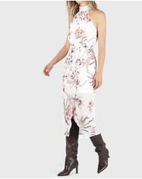 Amelius - Blushing Orchid Midi Dress