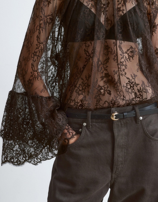 & Other Stories - Flounced Lace Blouse