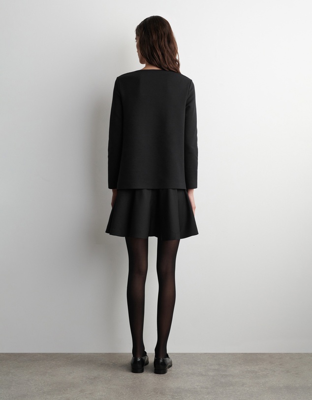 COS - Layered Long-Sleeved Mini Dress