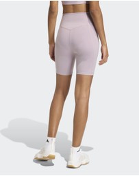 adidas Performance - Optimé Essentials Stash Pocket 7-Inch Short Leggings Womens