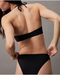 Calvin Klein - Sheer Panel Bandeau Bikini Top