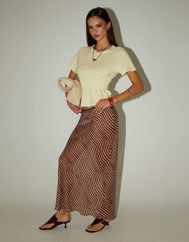 Alice In The Eve - Celly Sheer Maxi Skirt