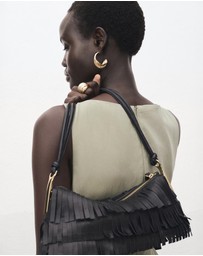 M.N.G - Boat-Neck Dress With Pleats