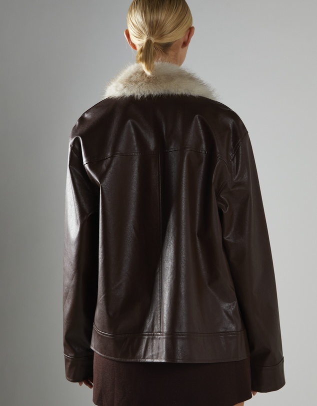 Glamorous - Fur Collar PU jacket