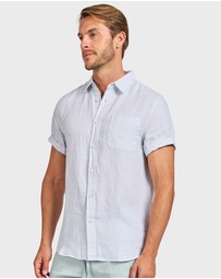 Academy Brand - Rory Short Sleeve Linen Shirt