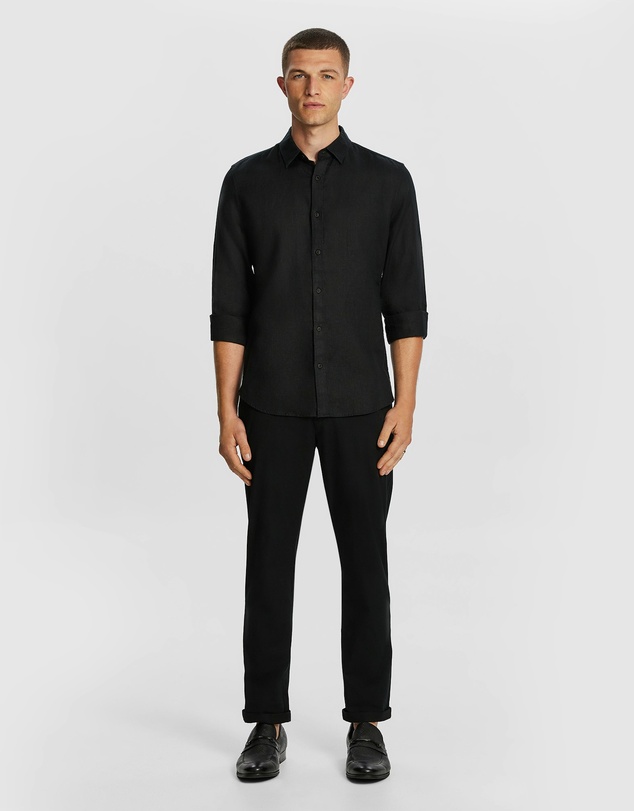 yd. - West Hampton Pure Linen Shirt