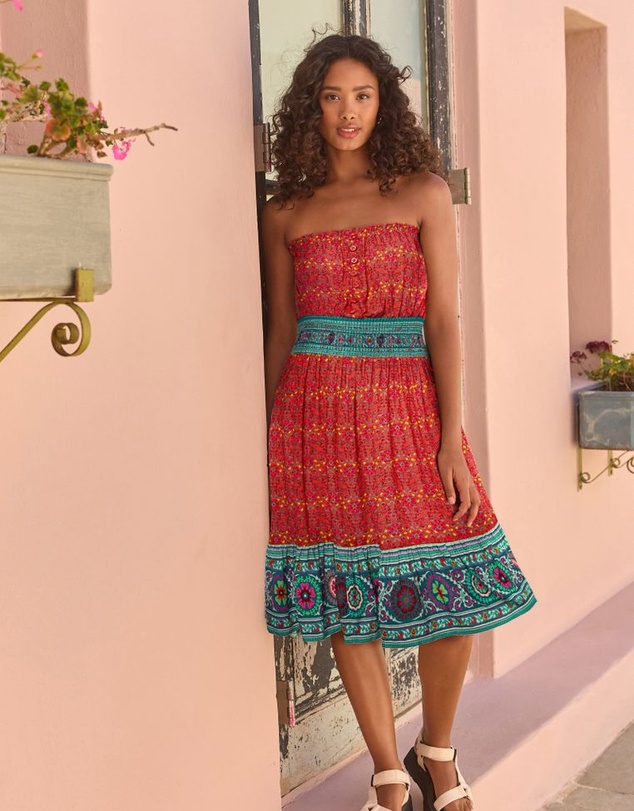 NEXT - Bandeau Midi Summer Dress