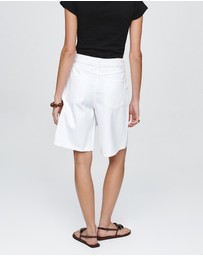 Marle - Belted Jean Shorts