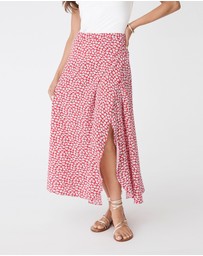 Forcast - Tara Floral Wrap Skirt