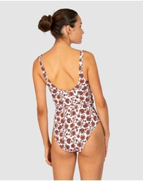 Baku Swimwear - Flamenco Square Neck One Piece Swimsuit