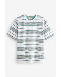 NEXT - Textured Stripe T-Shirt